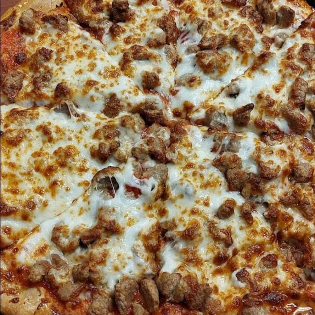 Large Double Down Pizza.